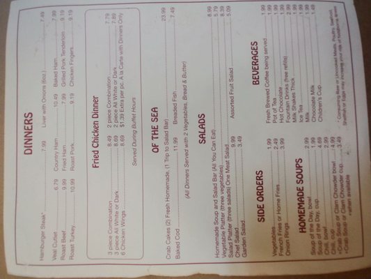 Menu photo 2 Mountain Gate Family Restaurant Thurmont, MD Menu photo 2 Mountain Gate Family Restaurant Thurmont, MD