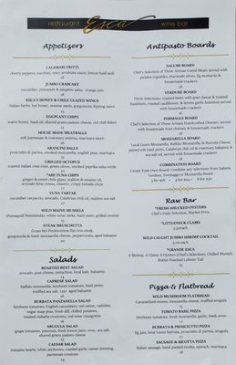 Menu photo 8 Esca Restaurant & Wine Bar Middletown, CT Menu photo 8 Esca Restaurant & Wine Bar Middletown, CT
