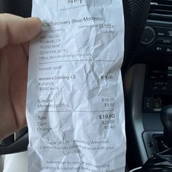 American Cancer Society Discovery Shop - I purchased one pair of pants
