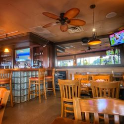 Foxy's Cafe - Table seating & view of bar