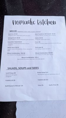 Menu photo 6 Nomadic Kitchen Redwood City, CA