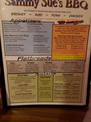 Menu photo 6 Sammy Sue's BBQ Dover, OH