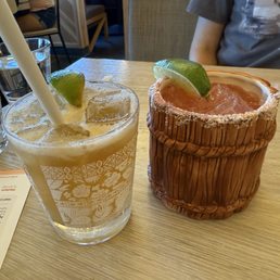 Mai Tai and Guava cocktail