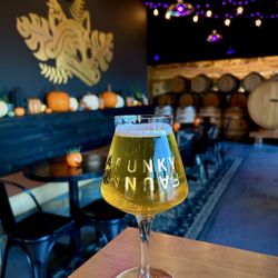 Funky Fauna Artisan Ales - Overall layout and cool glassware.