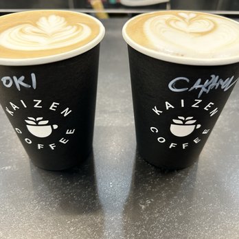 Kaizen & Coffee - Okinawa and Misu Caramel Latte - Coffee & Tea Near Me - San Mateo, California