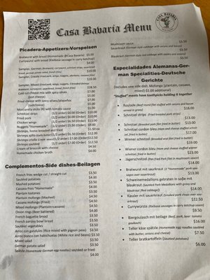 Menu photo 4 Casa Bavaria Morovis, PR