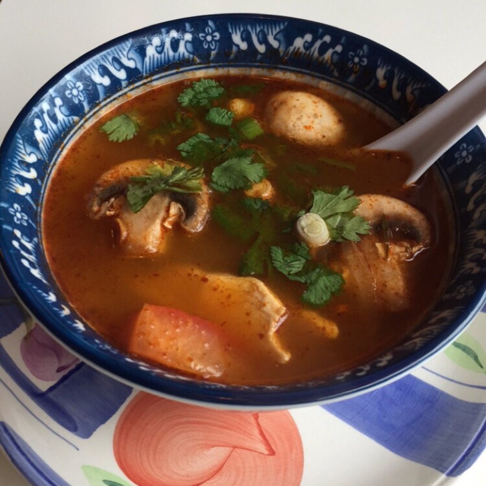 Tom Yum Cafe - Tom Yum Soup with chicken - Thai Near Me - Chicago, Illinois Tom Yum Cafe - Tom Yum Soup with chicken - Thai Near Me - Chicago, Illinois