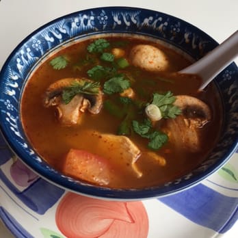 Tom Yum Cafe - Tom Yum Soup with chicken - Thai Near Me - Chicago, Illinois