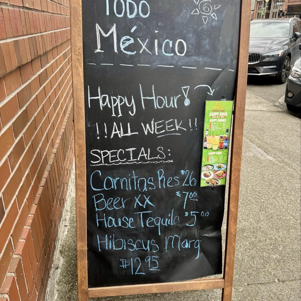 Todo Mexico - Happy hour specials - Mexican Near Me - Snohomish, Washington