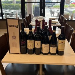 Cucina Palm Beach Gardens - Assorted wine Selection