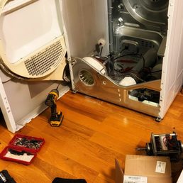 Rather than discarding the old dryer, we had Quick & Pro replace the motor. Rather than discarding the old dryer, we had Quick & Pro replace the motor.