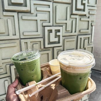 Maru Coffee - Matcha Latte + Cream Top - Coffee & Tea Near Me - Los Angeles, California