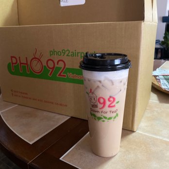Pho 92 Dia - Caramel oolong milk tea - Vietnamese Near Me - Denver, Colorado