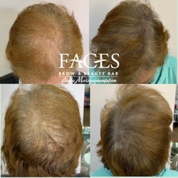 Faces Brow and Beauty Bar Permanent Cosmetics - Density fill, Scalp Micropigmentation.