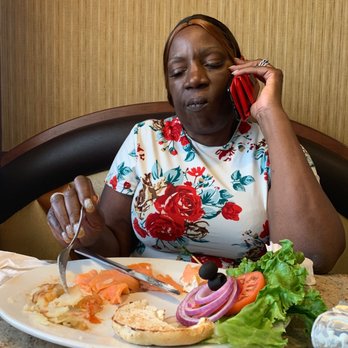 Pandora Diner - My honey munching on a bagel with lox and cream cheese! - Diners Near Me - Mount Holly, New Jersey Pandora Diner - My honey munching on a bagel with lox and cream cheese! - Diners Near Me - Mount Holly, New Jersey