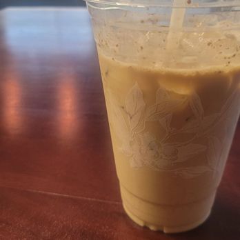 Lucky Goat Coffee - SNOWFLAKE CRUNCH ICED LATTE ($6.25): Latte with the perfect mix of vanilla, cinnamon, and hazelnut. - Coffee & Tea Near Me - Orlando, Florida Lucky Goat Coffee - SNOWFLAKE CRUNCH ICED LATTE ($6.25): Latte with the perfect mix of vanilla, cinnamon, and hazelnut. - Coffee & Tea Near Me - Orlando, Florida