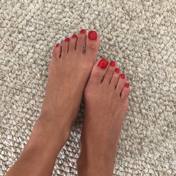 Fancy Nail - gel deluxe pedicure by helen! she gave the most amazing massage! - Nail Salons Near Me - Tustin, California