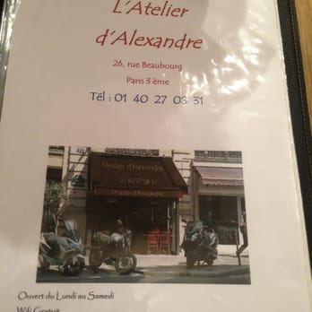 L'Atelier d'Alexandre - French Near Me - Paris 03, 75 L'Atelier d'Alexandre - French Near Me - Paris 03, 75