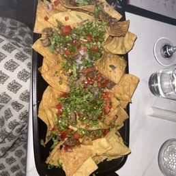 Seasoned steak nacho's Seasoned steak nacho's