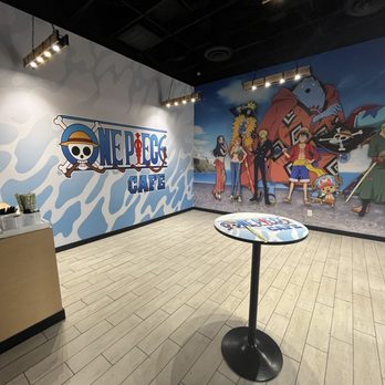 One Piece Cafe - Standing table and wall decor - Themed Cafes Near Me - Las Vegas, Nevada One Piece Cafe - Standing table and wall decor - Themed Cafes Near Me - Las Vegas, Nevada