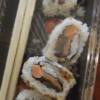 Sarku Japan - Asked for Salmon... This is what I get? Slivers. - Japanese Near Me - Silver Spring, Maryland Sarku Japan - Asked for Salmon... This is what I get? Slivers. - Japanese Near Me - Silver Spring, Maryland