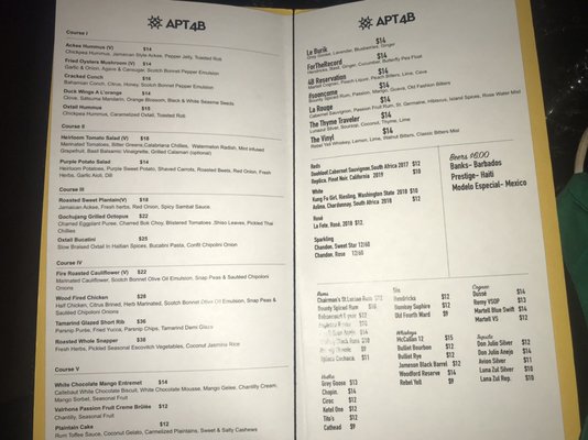 Menu photo 8 APT 4B Atlanta, GA Menu photo 8 APT 4B Atlanta, GA