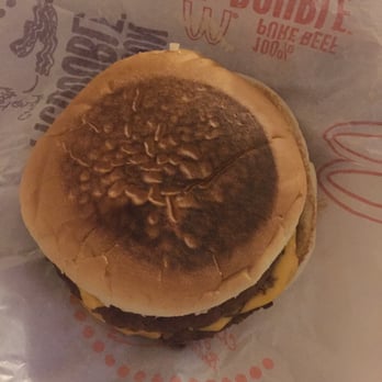 McDonald's - Burnt bun for my cold double cheeseburger - Fast Food Near Me - Lacey, Washington