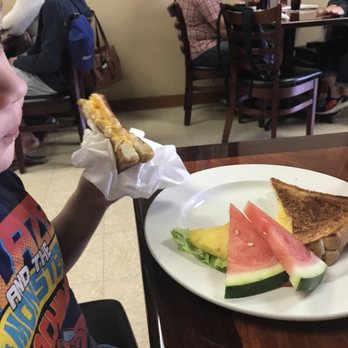 Garlic City Cafe - Super cheesy grilled cheese and fresh fruit. - American Near Me - Gilroy, California