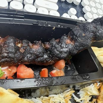 Luna Grill Sherman Oaks - Koobideh, Not sure how they thought it was okay to serve this - Mediterranean Near Me - Sherman Oaks, California Luna Grill Sherman Oaks - Koobideh, Not sure how they thought it was okay to serve this - Mediterranean Near Me - Sherman Oaks, California
