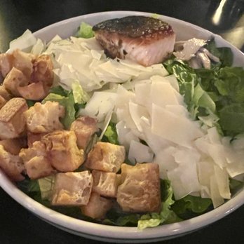 Taureaux Tavern - Cesar salad with tiny salmon - French Near Me - Chicago, Illinois