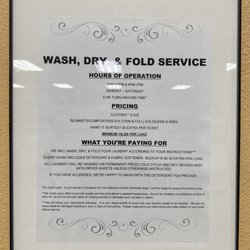 Happy Wash N' Dry - Wash and fold service information