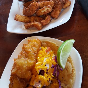 Brigantine - Calamari strips and Brig fish taco. - Seafood Near Me - Del Mar, California