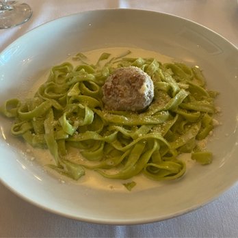 Bella Italia - Fettuccini Alfredo with an added meatball. Very good. - Italian Near Me - Reno, Nevada Bella Italia - Fettuccini Alfredo with an added meatball. Very good. - Italian Near Me - Reno, Nevada