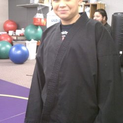 Fisher's Sports & Signs - Kyoshi Sensei (7th Degree Black Belt) Romulus Roquemore has his 2nd oldest son here.
