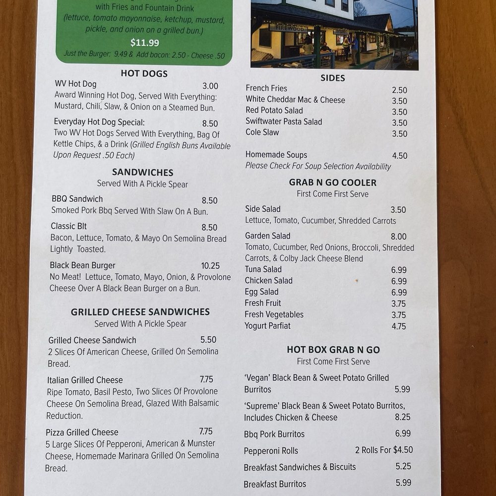 Swiftwater General Store - New River - Menu - Convenience Stores Near Me - Lansing, West Virginia Swiftwater General Store - New River - Menu - Convenience Stores Near Me - Lansing, West Virginia