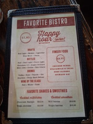 Menu photo 3 Favorite Bistro Las Vegas, NV