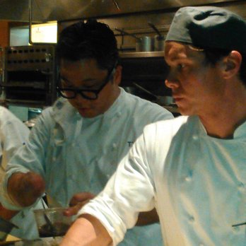 Spago - Spago: Affording us the opportunity to inspect the kitchen. - New American Near Me - Beverly Hills, California Spago - Spago: Affording us the opportunity to inspect the kitchen. - New American Near Me - Beverly Hills, California