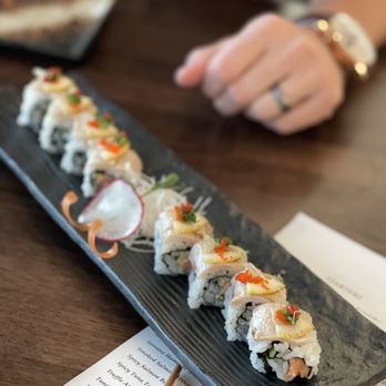 Ume Sushi - Kamakazi Roll ( very thin roll With not a lot of fish) - Japanese Near Me - Houston, Texas Ume Sushi - Kamakazi Roll ( very thin roll With not a lot of fish) - Japanese Near Me - Houston, Texas