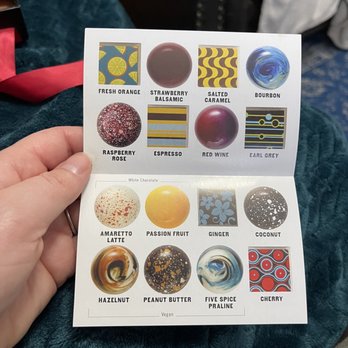 Maverick Chocolate Co - Truffle flavor guide - Chocolatiers & Shops Near Me - Cincinnati, Ohio