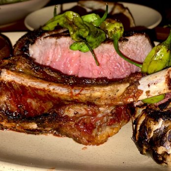 Kassi Beach - 32oz grilled bone-in ribeye. - Italian Near Me - Las Vegas, Nevada