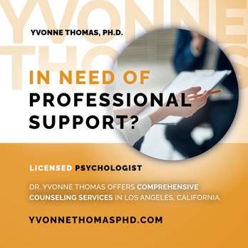 Yvonne Thomas, PhD - Counseling & Mental Health Near Me - Los Angeles, California Yvonne Thomas, PhD - Counseling & Mental Health Near Me - Los Angeles, California