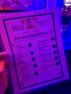 Menu photo 2 Boca Tiki Island Lounge Boca Raton, FL Menu photo 2 Boca Tiki Island Lounge Boca Raton, FL