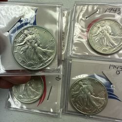 Scott's Sports Cards Coins & Jewelry - Blue 1943 bu walkers I ended up selling over a dozen on what not for $30 apiece before knowing they were worth thousands.