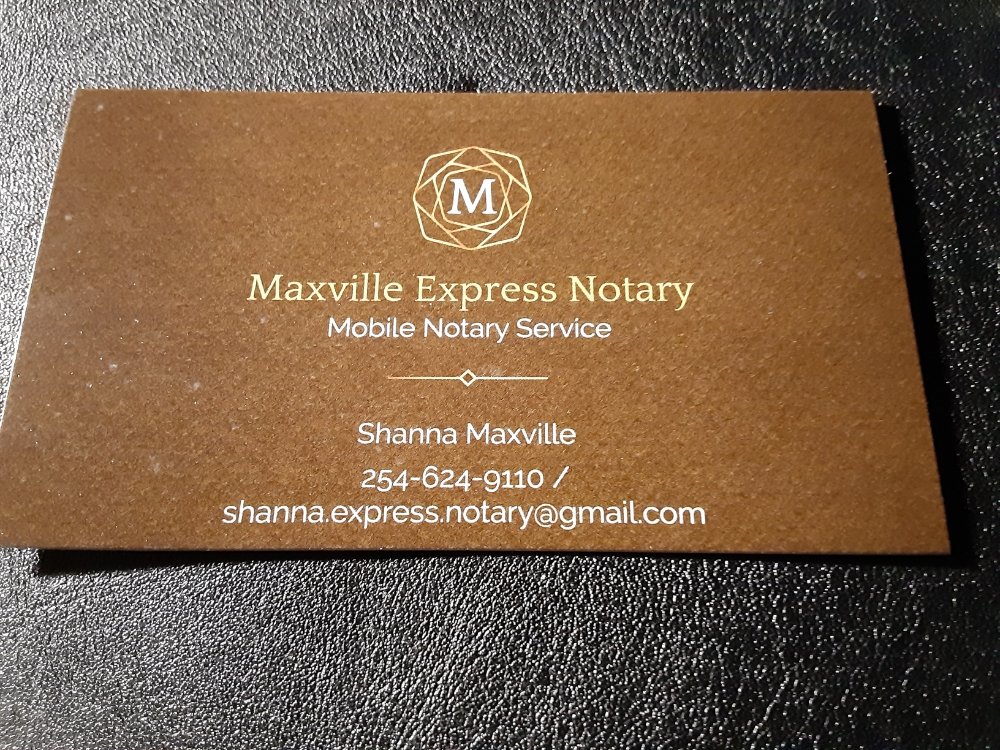 MAXVILLE EXPRESS NOTARY Request a Quote Notaries Temple, TX