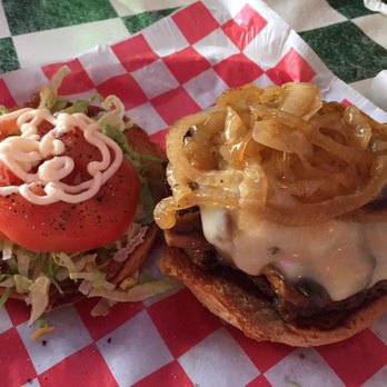 Coyote Bluff Cafe - Mushroom Mushroom & Swiss Burger - Burgers Near Me - Amarillo, Texas
