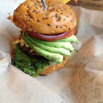 Bareburger - Cobble Hill - California burger with a turkey patty - Burgers Near Me - Brooklyn, New York Bareburger - Cobble Hill - California burger with a turkey patty - Burgers Near Me - Brooklyn, New York