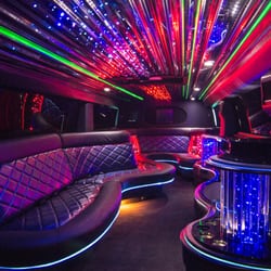 Black Hummer H2 Interior