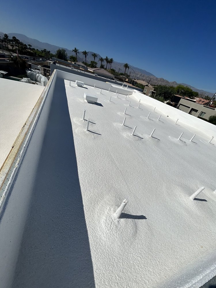 Slide of Valley Urethane Foam Roofing