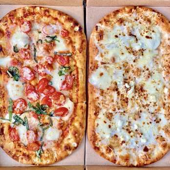 Panera Bread - Margherita Flatbread & Four Cheese Flatbread - Sandwiches Near Me - Mineola, New York Panera Bread - Margherita Flatbread & Four Cheese Flatbread - Sandwiches Near Me - Mineola, New York