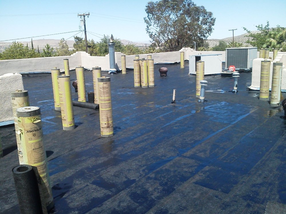 Slide of Rauschenberg Roofing